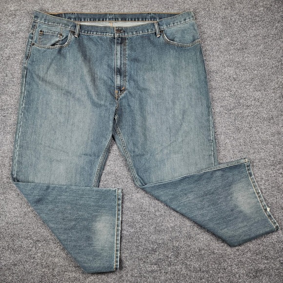 Levi's‎ 559 Jeans Mens 50x30 Relaxed Straight Leg Blue Denim Big & Tall Med Wash - Picture 1 of 9